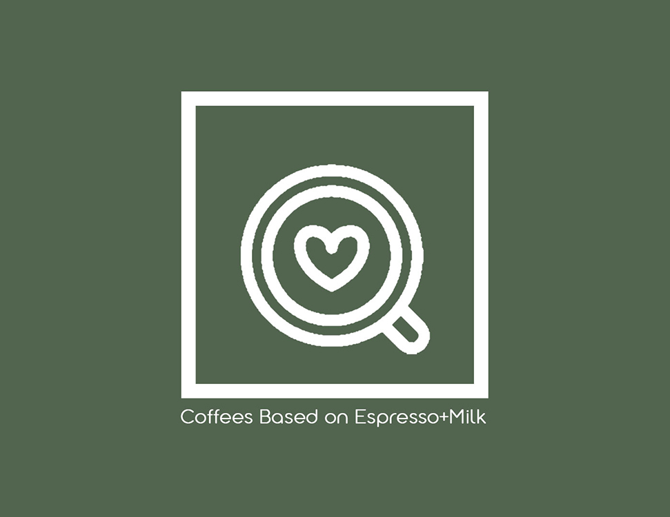 قهوه بر پایه اسپرسو + شیر/ Coffees Based on Espresso +Milk